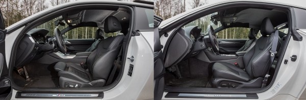 Машем из Infiniti Q60 вдогонку заднеприводному BMW 420d