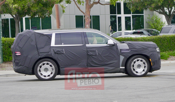 Флагманский кроссовер Genesis GV90 вышел на испытания Флагманский кроссовер Genesis GV90 вышел на испытания