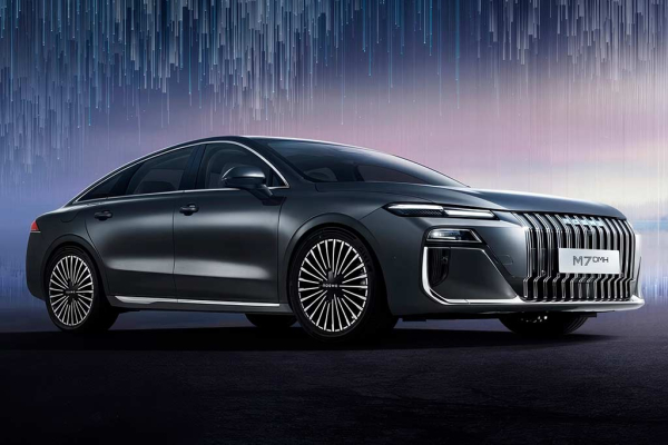 Roewe M7 DMH: китайский гибридный седан с дизайном в стиле Rolls-Royce