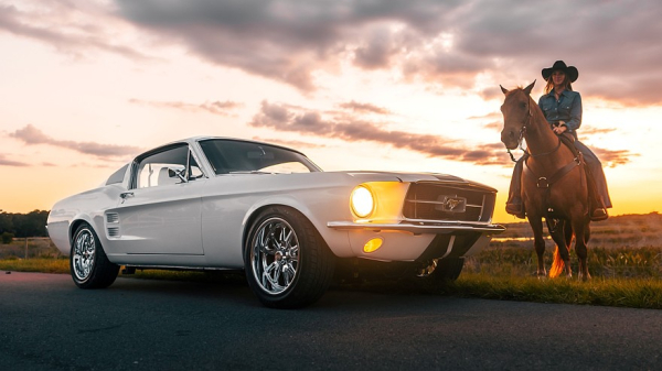 Ford Mustang ‘67 Ghost от ECD Automotive Design: классический рестомод с мотором Roush V8