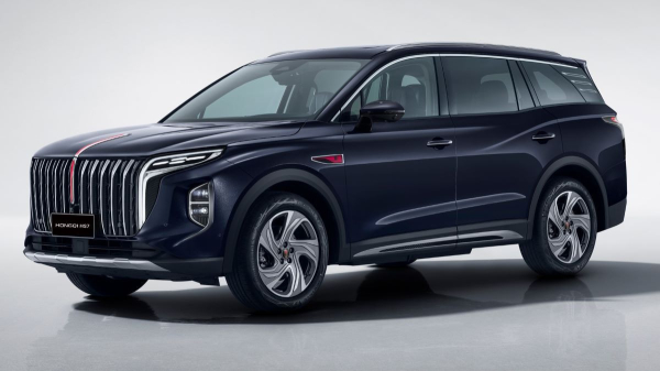 Кроссовер Hongqi HS7 второго поколения приготовился к дебюту в России