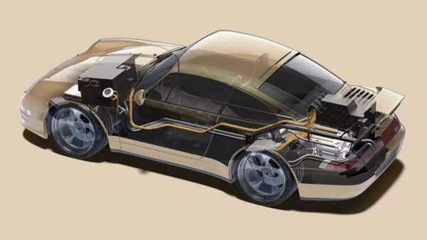 Классический Porsche 993 стал электромобилем Everrati