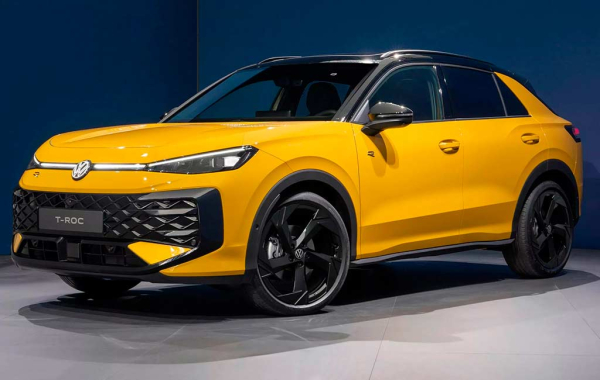 Кроссовер Volkswagen T-Roc второго поколения оказался заметно крупнее предшественника Кроссовер Volkswagen T-Roc второго поколения оказался заметно крупнее предшественника