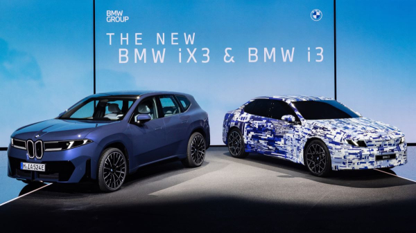 Серийный седан BMW i3 Neue Klasse показан в камуфляже