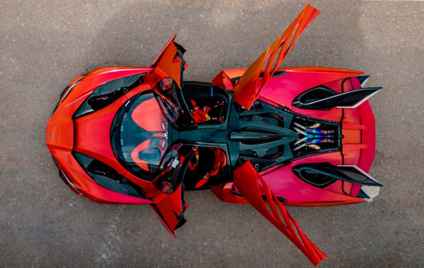 Немцы частично рассекретили экстравагантный трековый суперкар Apollo Evo