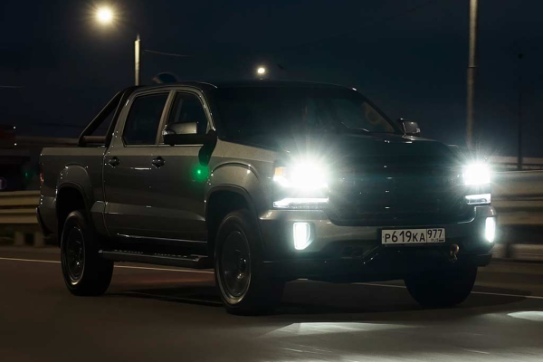 В России появился китайский пикап Huanghai N7 с дизайном в стиле Silverado