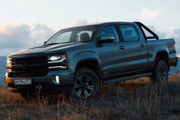 В России появился китайский пикап Huanghai N7 с дизайном в стиле Silverado