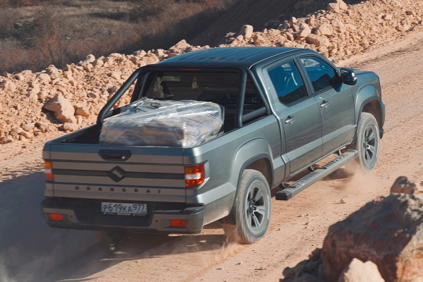 В России появился китайский пикап Huanghai N7 с дизайном в стиле Silverado