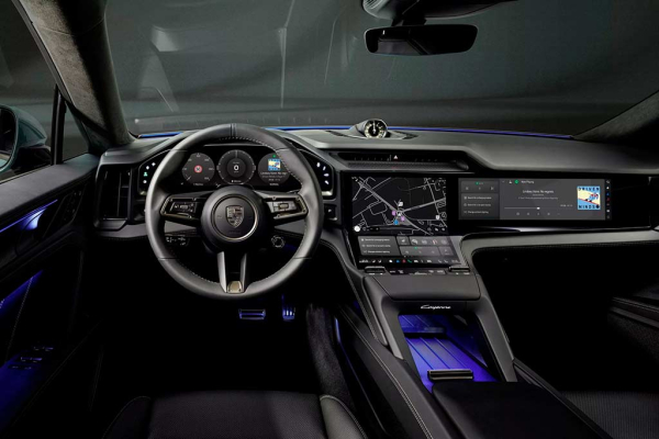 Немцы рассекретили салон электрического кроссовера Porsche Cayenne Electric