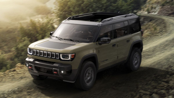 Представлен электрический внедорожник Jeep Recon Представлен электрический внедорожник Jeep Recon