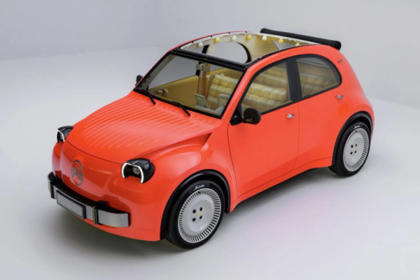 Концептуальный Citroen 2CV: «гадкий утенок» на электротяге Концептуальный Citroen 2CV: «гадкий утенок» на электротяге